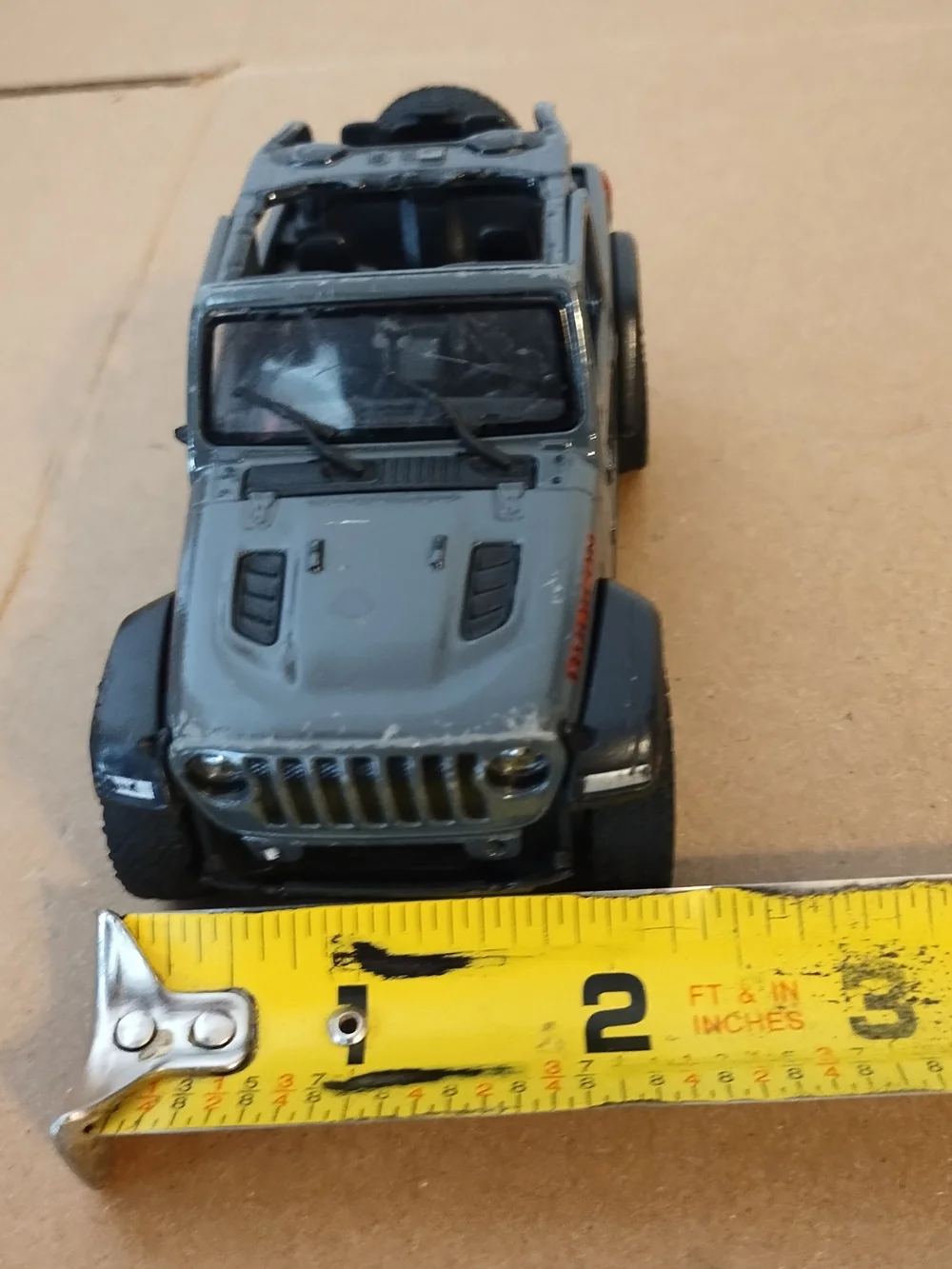 Kins mart toy Jeep 2018 wranglerb scale 1/34 Rubicon toy model missing parts